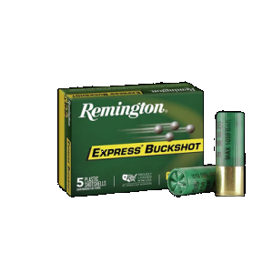 REMINGTON Express Magnum Buffered Buckshot Loads 12 Ga. 3 In. 41 Pellet 4 Buck Shot 5 Rd.