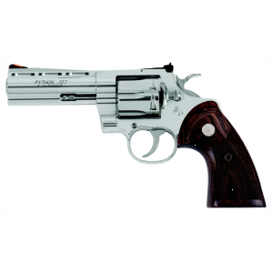 Colt Python 357 Magnum 5in 6-Round Stainless Semi-Bright Walnut Target Grip