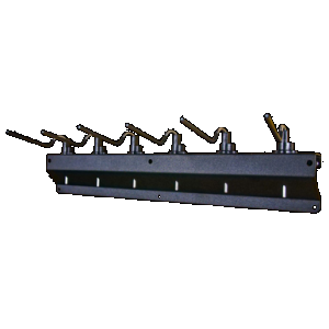 Berry's 65892 Gun Safe Pistol Rack Black Holds 6 Pistols