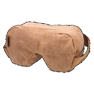 Birchwood Casey BC-BAG-SSFLU Steady-Shot Foxtrot Bag Ultralight Tan Wax Canvas Rear Bag