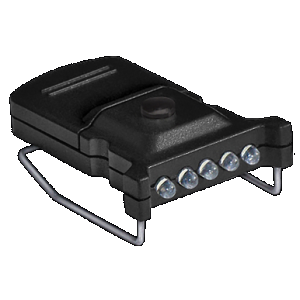 Cyclops CYC-MHC2PK-W Micro Hat Clip Light Black 10 Lumens White LED