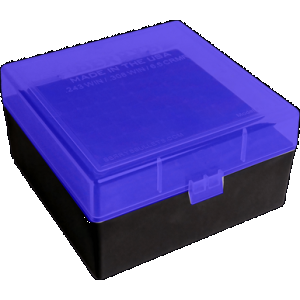 Berry's 87439 Ammo Box Blue/Black Polypropylene 100rd