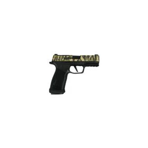 Sig Sauer P365 "Tiger Striped" XMACRO TACOPS Handgun 9mm Luger 17rd Magazines(4) 3.7" Barrel Black