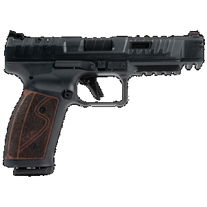 Canik HG7010R-N SFx Rival-S Full Size Frame 9mm Luger 18+1 5" Black Steel Barrel, Black Steel Optic Ready/Ported/Serrated Slide, Black Steel Frame w/Picatinny Rail, Rosewood Grip