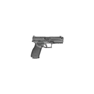 Springfield Echelon 4.5F Comp White-Dot Handgun 9mm Luger 17(1)&20(1) Magazines 4.5" Barrel Black Frame