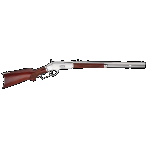 Taylors & Company 550232 1873 45 Colt (LC) Caliber with 10+1 Capacity, 20" Barrel, Silver Metal Finish & Walnut Fixed Pistol Grip Stock (Full Size)