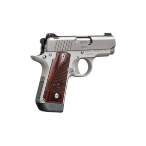 Kimber Micro Stainless Pistol 380 ACP 2.75 in. Satin Silver w/ Rosewood 7 rd.