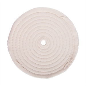8'' STITCHED MUSLIN WHEEL 5/8'' ARBOR - Brownells