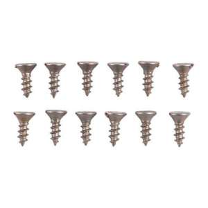 Brownells 2 x 1/4" Flat Head Wood Screws Blued Steel 12-Pack