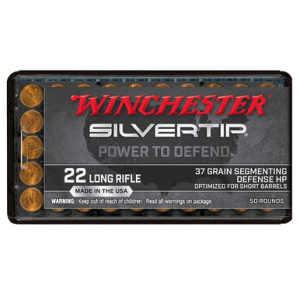 Winchester 22 Long Rifle Segmenting Hollow Point Plated 37 Grain 50 Rounds
