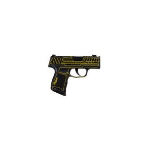 Sig Sauer Sig Sauer P365 9mm Luger 3.1" 10rd Yellow Laser Orca Cut Engraved Slide - $780.49 at Shooting Surplus
