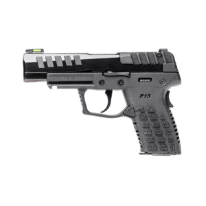 Kel-Tec KelTec P15 9mm 4 in 10-Round CA Compliant Matte Black Fiber Optic Front Sight - $449.99 at Shooting Surplus