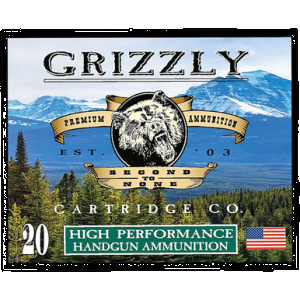 Grizzly Ammo GC38SP9 38Special 148gr Full Metal Jacket Flat Point 20 Per Box/10 Case