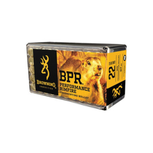 Browning BPR Performance Rimfire 22 Long Rifle Full Metal Jacket 37 Grain 50 Rounds
