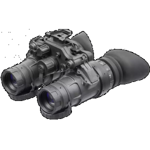 AGM Global Vision 12UN41284124111 UNVG Night Vision Goggles Black 1x 64-72 Ip/mm Resolution