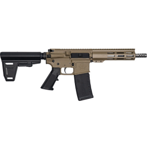 Great Lake Firearms GLFA AR15 Pistol 223 Rem/5.56 Nato 7.5 Inch Flat Dark Earth