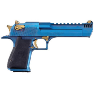 Mr Desert Eagle 50ae 6 Carbo Blue W/gold Blem - Magnum Research
