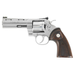 Colt Target Python 357 Magnum 4.25in 6 Round Stainless Walnut Grips - Colt