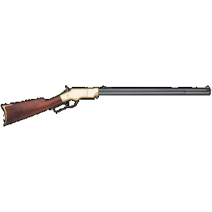 Taylors & Company 550285 1860 Henry 45 Colt (LC) Caliber with 13+1 Capacity, 24.25" Blued Barrel, Brass Metal Finish & Walnut Stock (Full Size)