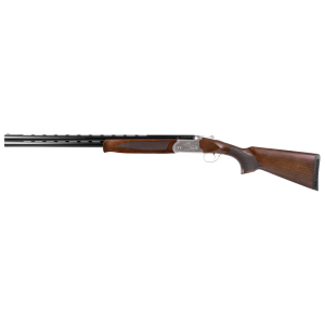 Girsan Balikli Blue Label 20 Gauge Break Open 2.50" 2rd 26" Blue Polished Over/Under Vent Rib Barrel, Engraved Silver Aluminum Receiver, Fixed Turkish Walnut Stock, 5 Mobil Chokes