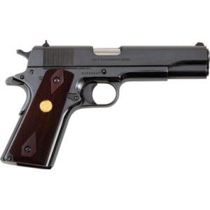 Colt 1911 Government 45 ACP 5in 7rd Polished Blued Stainless National Match