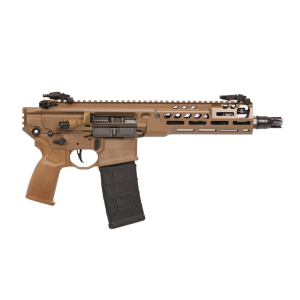 Sig Sauer MCX Rattler LT Pistol 5.56 NATO 9 Inch 30 Rounds FDE
