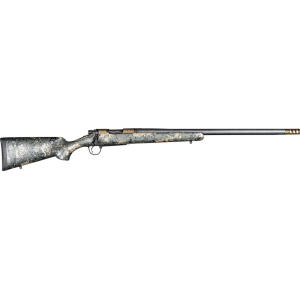Christensen Arms 8010618600 Ridgeline FFT 22-250 Rem 4+1 20" Carbon Fiber/Threaded Barrel, Burnt Bronze Cerakote, Green with Black/Tan Accents Stock
