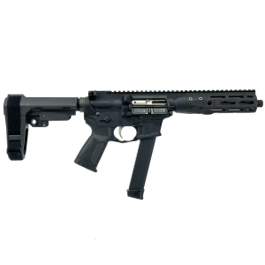LWRC Ic-9 9mm Luger 8.5in Threaded Barrel 33rd Round Capacity Black Finish SBA3 Brace