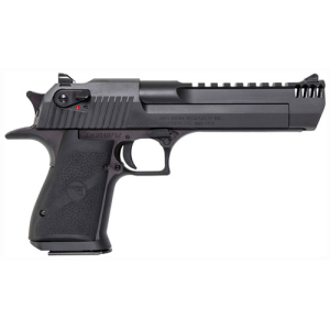 Magnum Research Magnum Research DE44IMB Desert Eagle Mark XIX 44 Rem Mag 6" with Muzzle Brake 8+1 Matte Black Carbon Steel Frame & Slide Black Rubber Grip - $1727.23 at Shooting Surplus