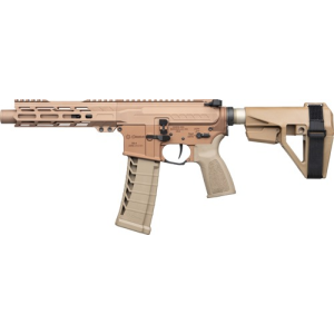 Cmmg Precision CMMG Banshee Mk4 22 LR 4.5" 25rd Bronze Pistol with ZEROED 22 Suppressor - $1103.84 at Shooting Surplus