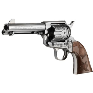 Pietta Cowpoke 45 Colt 4.75" 6rd Engraved Revolver