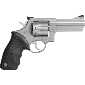 Taurus 608 Revolver - Stainless Steel | 357 Mag / 38 Spl +P | 4" Barrel | 8rd | Rubber Grip