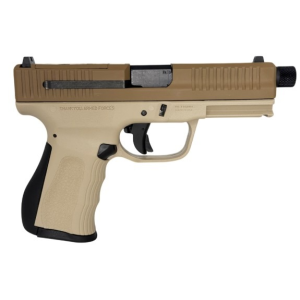 Fmk FMK G3 Strike Compact 9mm 4.5" 17rd Desert Tan Red Dot Comp Pistol - $515.19 at Shooting Surplus