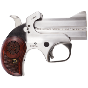 Bond Arms BOND ARMS Texas Defender 45 Colt, 3in. Barrel, 2rd - Stainless (BATD) - $443.51 at Shooting Surplus