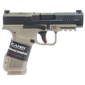 Shooting Surplus Canik Mete MC9 LS Pistol 9mm 3.63 in . Black Slide / FDE Frame 10 Rd. CA - $442.39 at Shooting Surplus