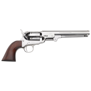 Pietta Pietta PF51OS36712 1851 Navy "Old Silver" 36 Cal 7.50" 6rd Old Silver Frame, & Octagon Barrel, Walnut Grip - $420.62 at Shooting Surplus