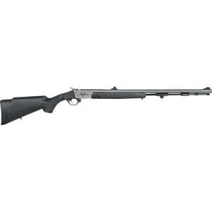 Traditions R74110440S Pursuit XT 50 Cal 209 Primer 26" Stainless Cerakote Black Synthetic Stock Includes Williams Fiber Optic Sights