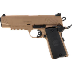 Girsan EAA GIRSAN 390054 MC1911 C Carry 9mm Luger 9+1 4.40" Black Steel Barrel, Flat Dark Earth Serrated Slide, Flat Dark Earth Steel Frame w/Accessory Rail & Beavertail Checkered Laminate Grips Ambidextrous - $372.72 at Shooting Surplus