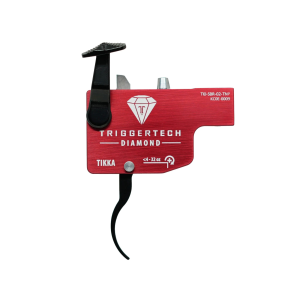 Trigger Tech TriggerTech Tikka Diamond Curved Red Lever Trigger Left Hand - $307.98 at Shooting Surplus
