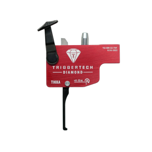 Trigger Tech TriggerTech Tikka Diamond Flat Red Lever Trigger Left Hand - $307.98 at Shooting Surplus