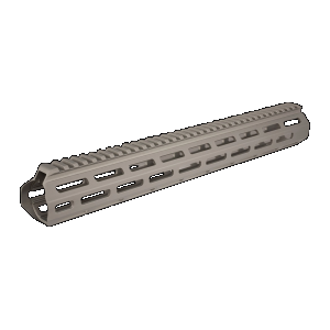 Q Llc Q Honey Badger 15" M-LOK Handguard Gray - $275.00 at Shooting Surplus