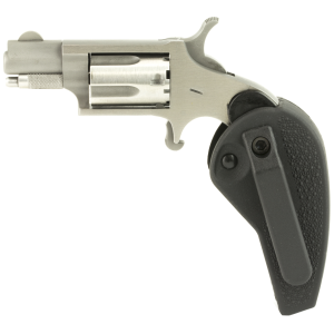 North American Arms NAA 22LRHG Mini-Revolver 22 LR Stainless/Black Holster Grip 1.13 in. 5 rd. - $257.32 at Shooting Surplus