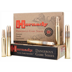 Hornady Dangerous Game 470 Nitro Express Solid 500 Grain 20 Rounds