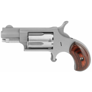 North American Arms NAA 22LR Mini-Revolver 22 LR Stainless/Matte Wood 1.13 in. 5 rd. - $223.94 at Shooting Surplus