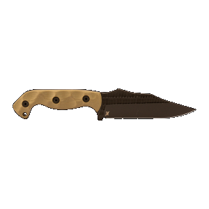 Stroup Knives Stroup Knives TU2 Fixed Blade Knife OD Green/Black - $212.88 at Shooting Surplus