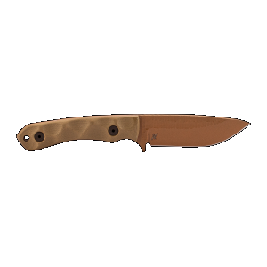 Stroup Knives Stroup Knives GP2 3.5" FDE Blade OD Green G10 Fixed Blade Knife - $198.19 at Shooting Surplus