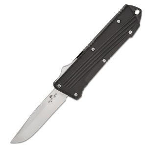 Bear & Son Cutlery DBL CLUTCH IV 41/2" CLOSED D2 STEEL - OTF-400-ALBK - $159.61 at Shooting Surplus
