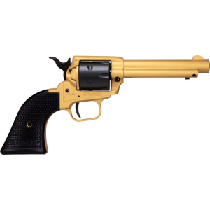 Heritage Manufacturing Heritage Rough Rider Cerakote 22 Long Rifle 4.75 inch 6 rounds Gold Black - $139.07 at Shooting Surplus