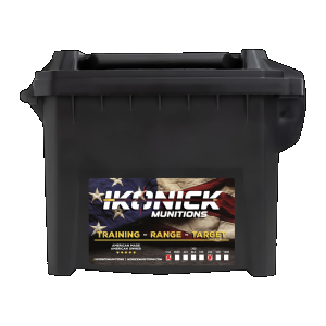 Ikonick Usa IKONICK USA Premium Range 5.56 NATO 55gr FMJ 250rd Can - $137.58 at Shooting Surplus