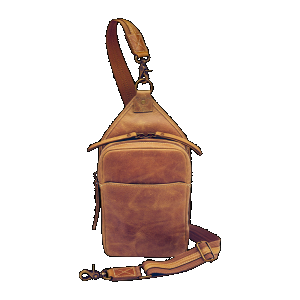 Kingport Industries Gun Tote'n Mamas Compact Sling Crossbody Concealed Carry Bag Buffalo Caramel - $102.95 at Shooting Surplus